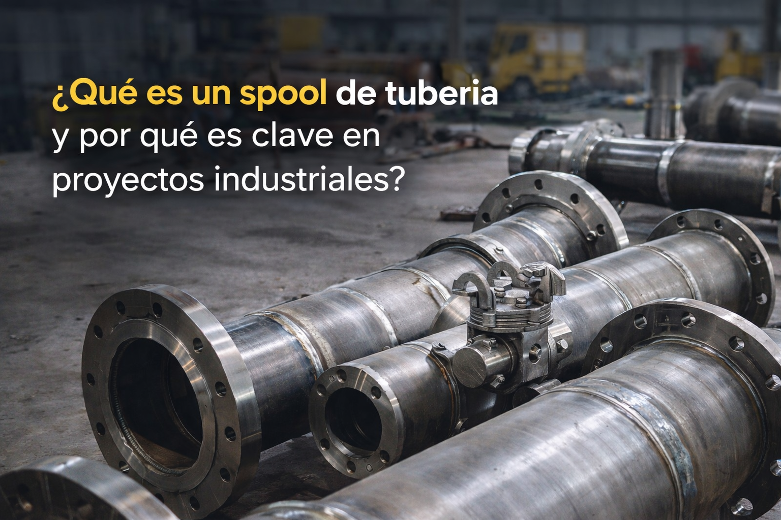 Fabricación de spools metálicos: qué es un spool de tubería y por qué es clave en proyectos industriales